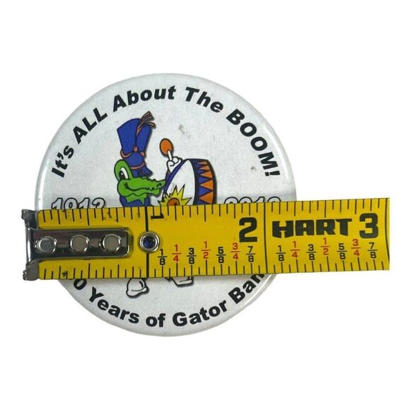 Gator Band Centennial Pinback Button 2.25" 2013 100 year Anniversary UF Gators - Picture 3 of 3